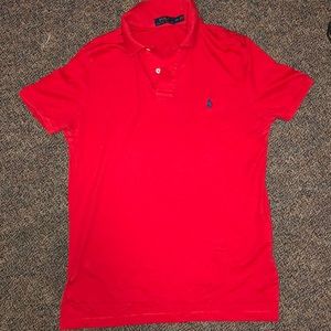 Red Polo Ralph Lauren polo shirt